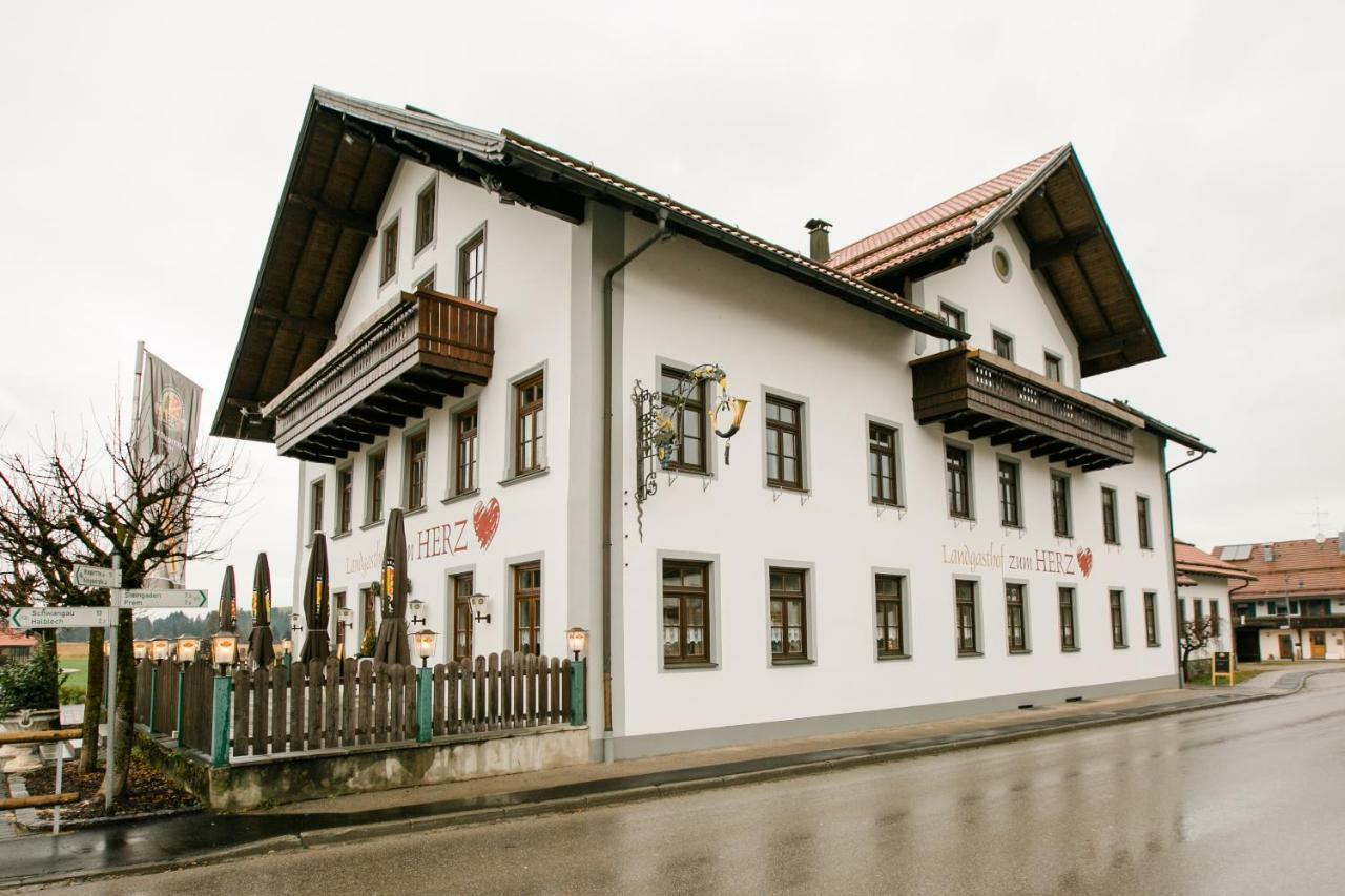 Landgasthof Zum Herz Trauchgau Exteriör bild